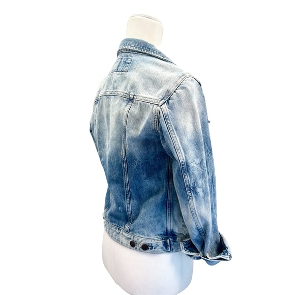 Express Distressed Jean Jacket - Picture 10 of 13